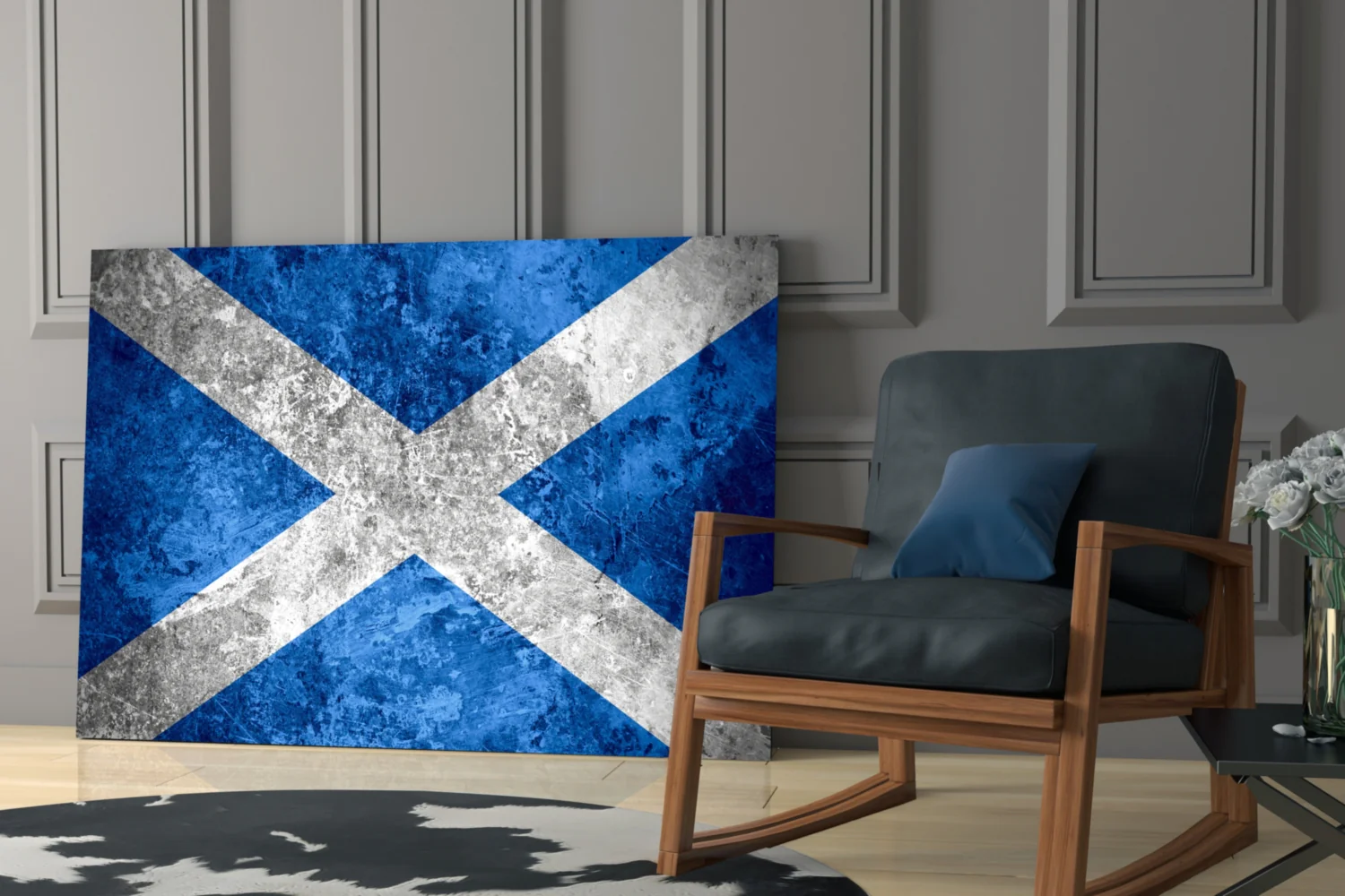Flag of Scotland Glass Wall Art - Image 6