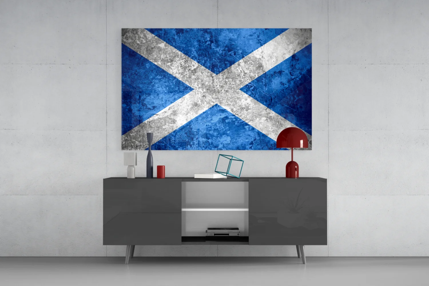 Flag of Scotland Glass Wall Art - Image 8