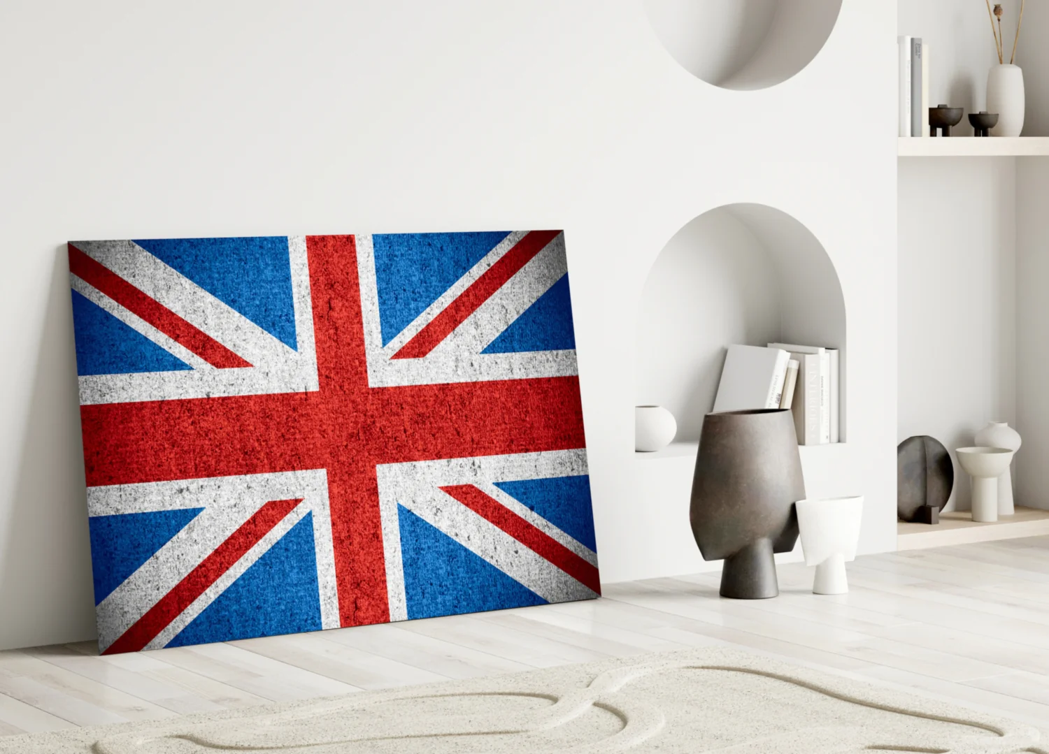 Flag of the United Kingdom Glass Wall Art - Image 3