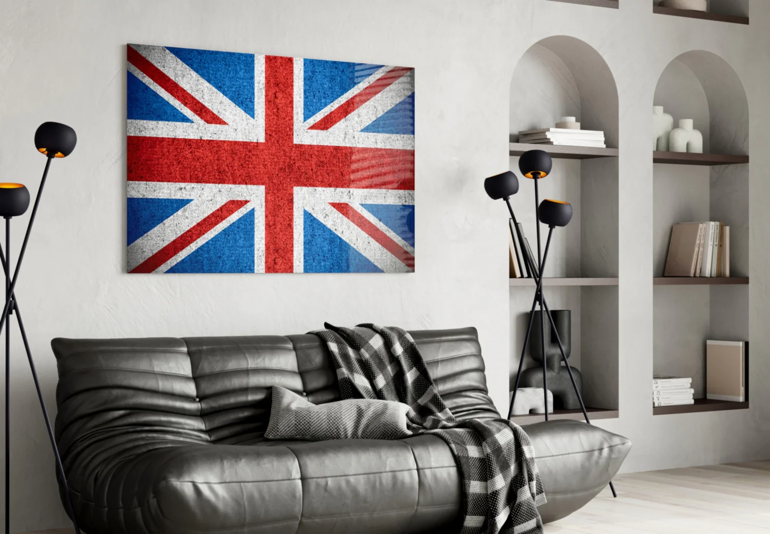 Flag of the United Kingdom Glass Wall Art - Image 4