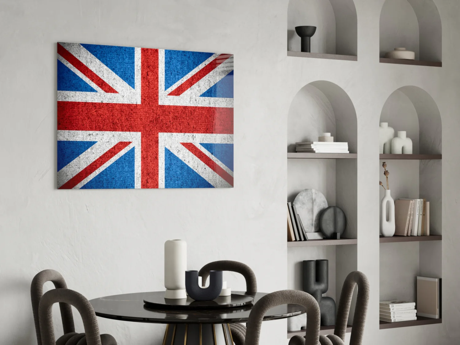 Flag of the United Kingdom Glass Wall Art - Image 5