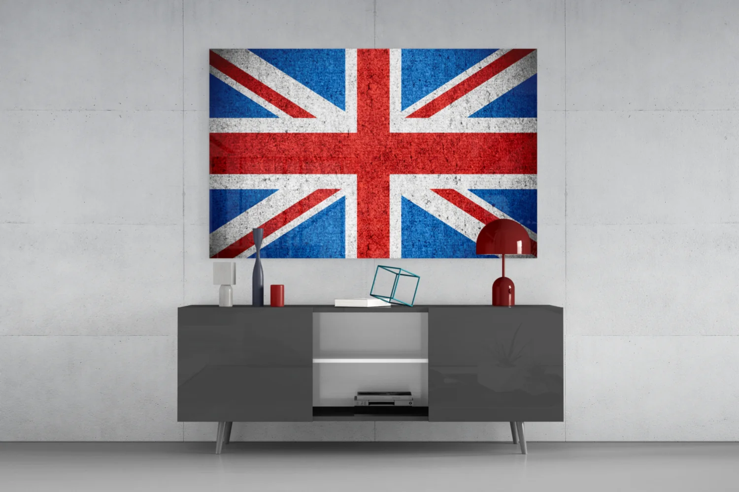 Flag of the United Kingdom Glass Wall Art - Image 8