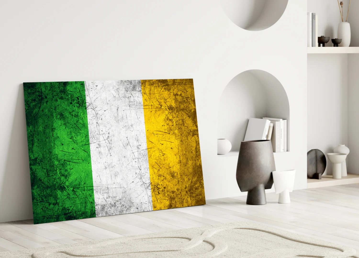 Flag of Ireland Glass Wall Art - Image 3