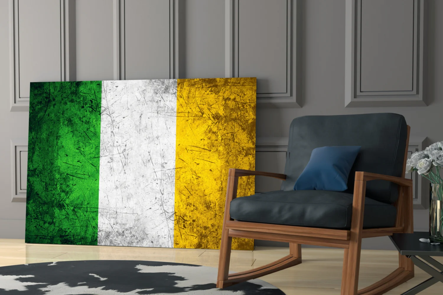 Flag of Ireland Glass Wall Art - Image 6
