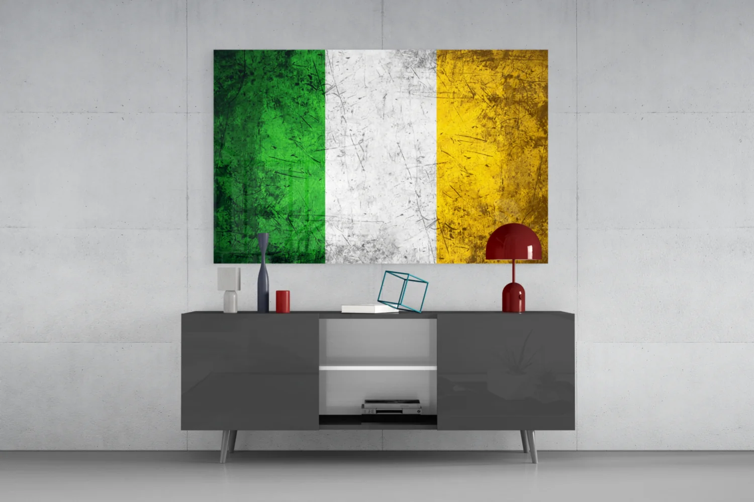 Flag of Ireland Glass Wall Art - Image 8