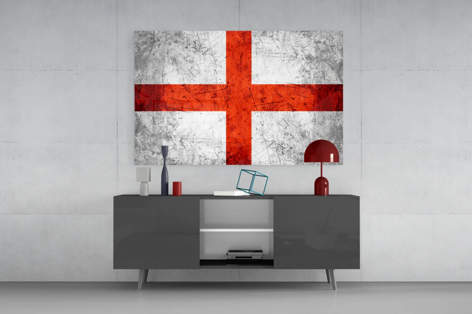 Flag of England Glass Wall Art - Image 8
