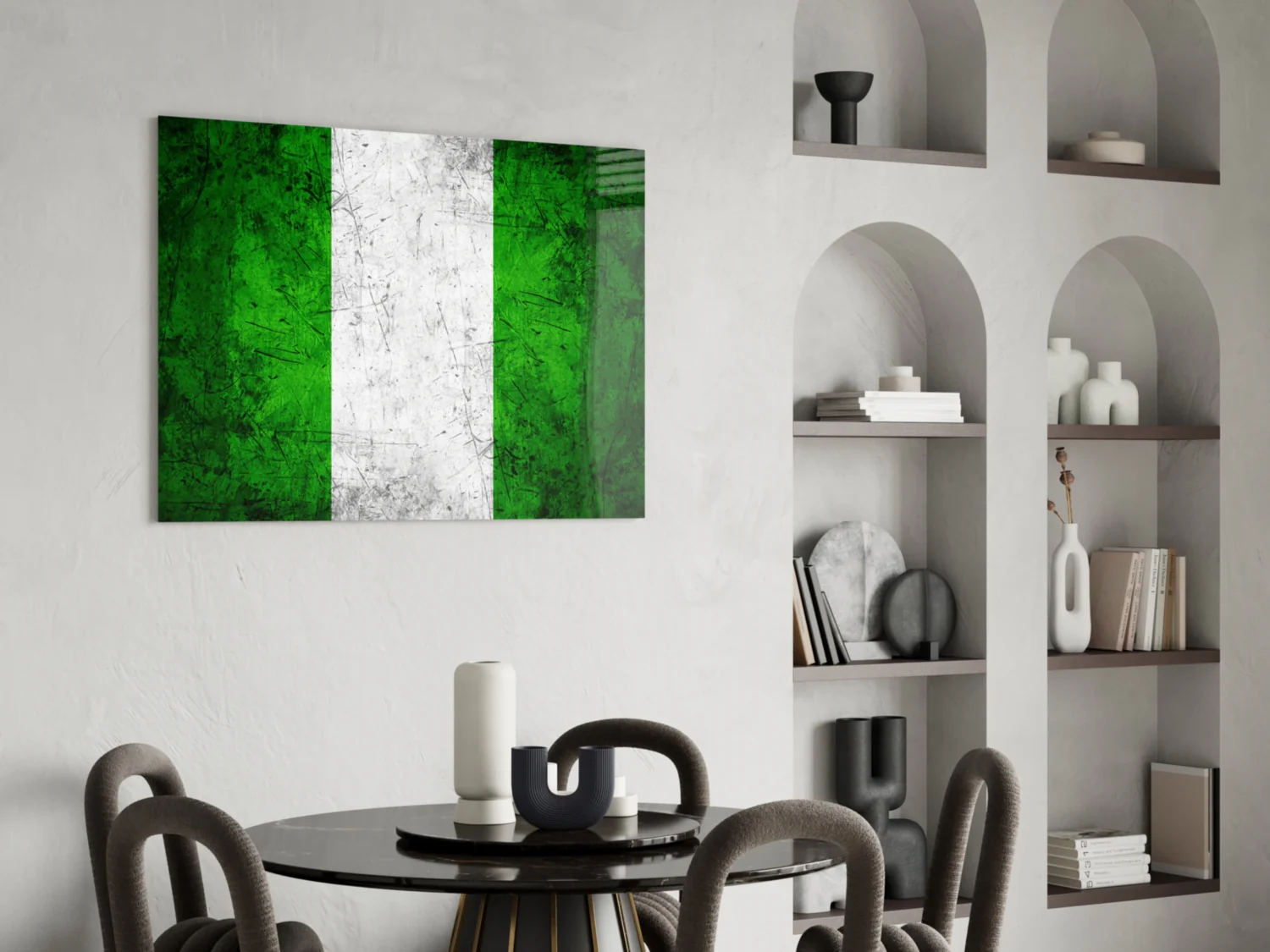 Flag of Nigeria Glass Wall Art - Image 5