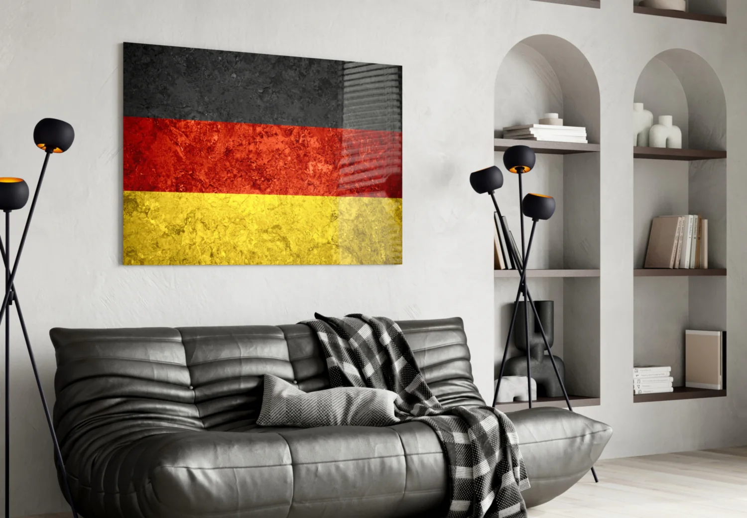 Flag of Germany Glass Wall Art - Image 4