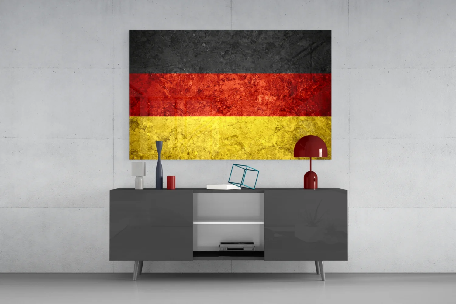 Flag of Germany Glass Wall Art - Image 8