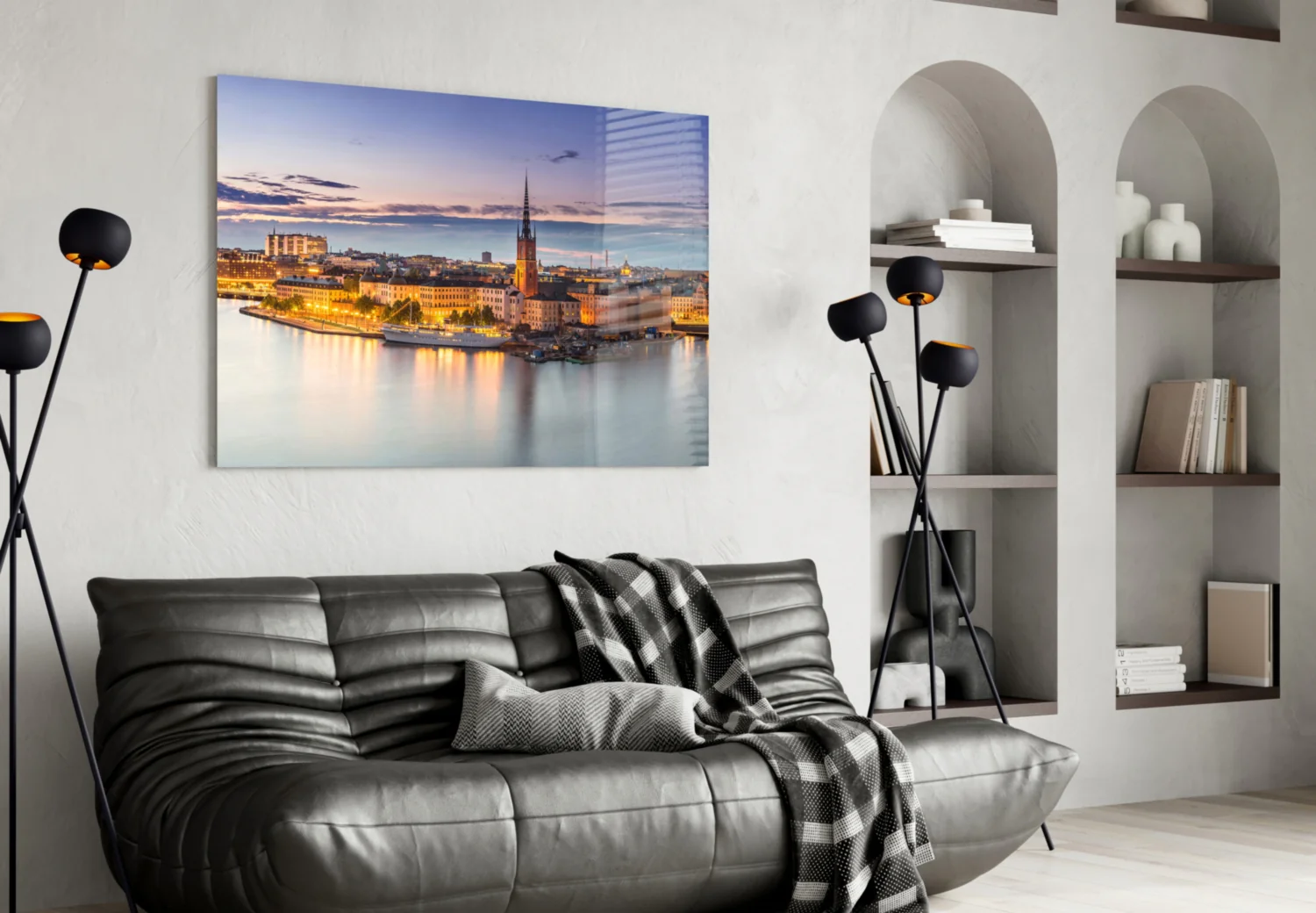 Stockholm Glass Wall Art - Image 4