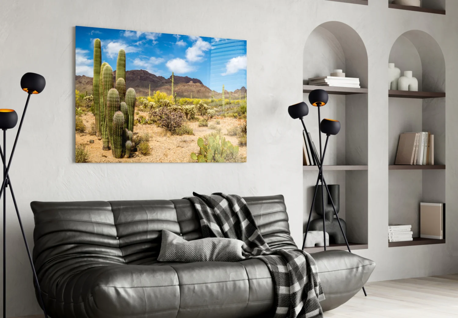 Cactuses Glass Wall Art - Image 4