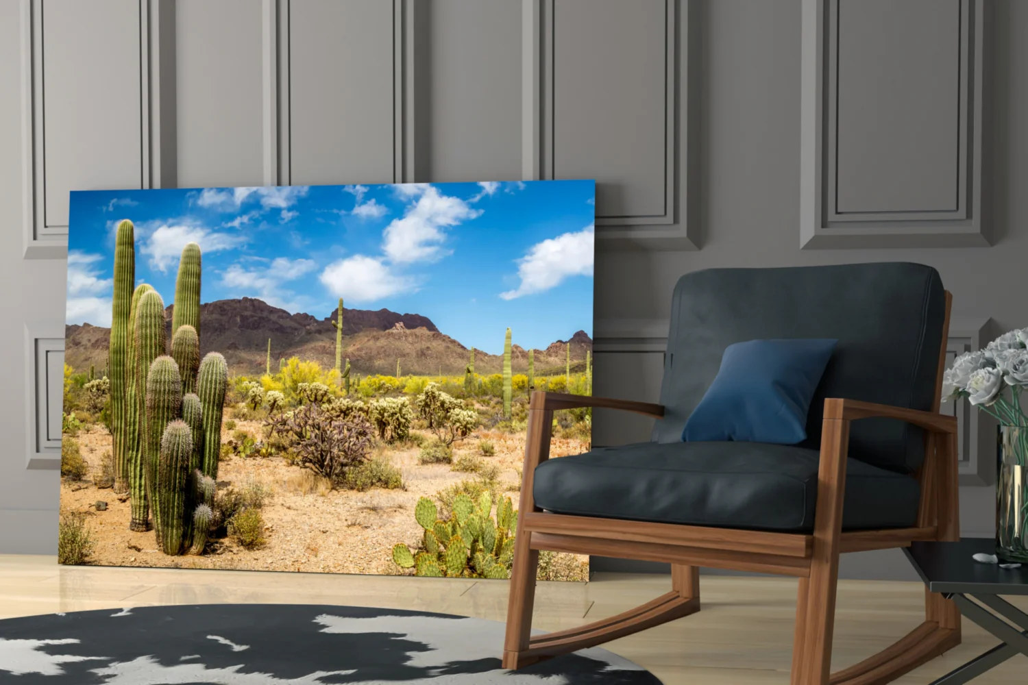 Cactuses Glass Wall Art - Image 6