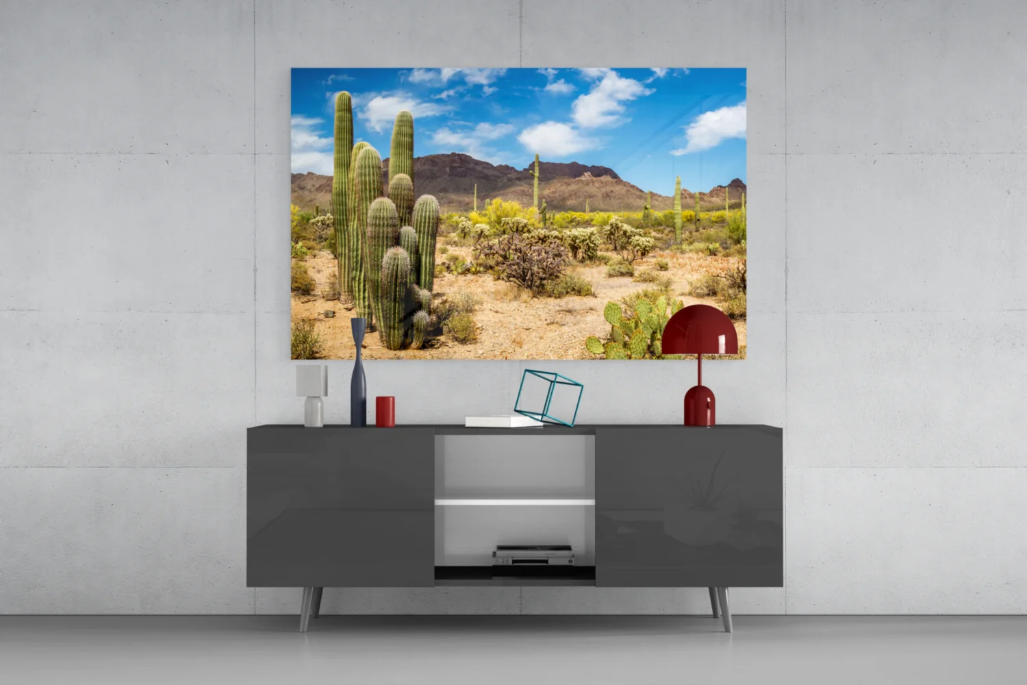 Cactuses Glass Wall Art - Image 8