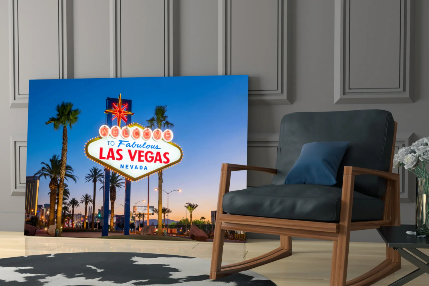 Vegas Glass Wall Art - Image 6