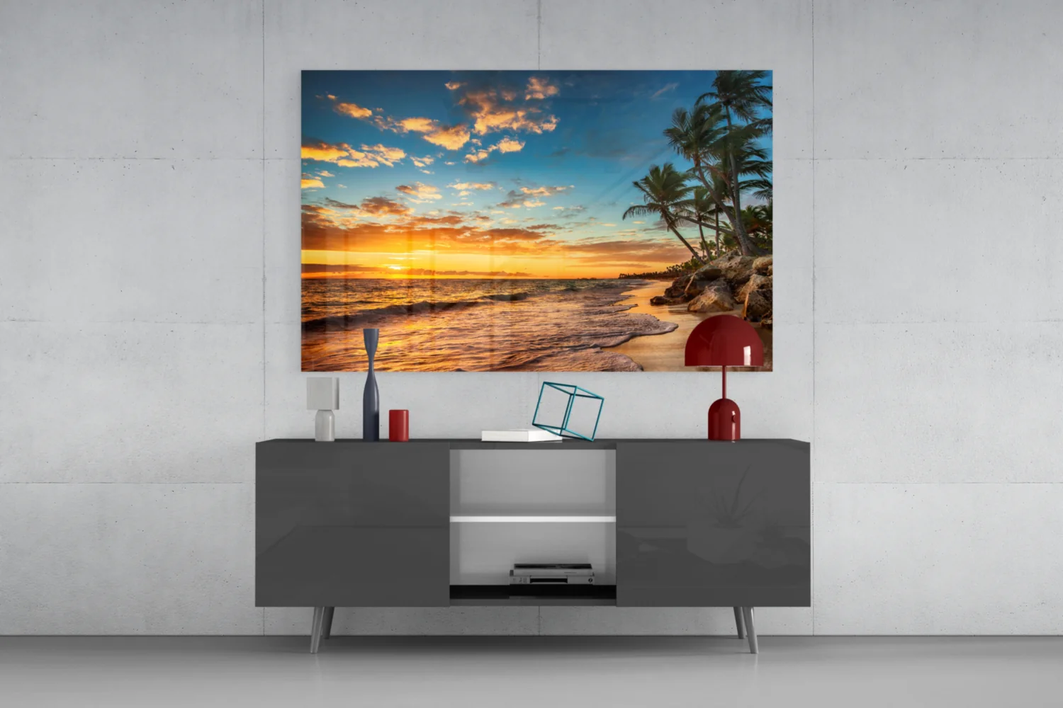 Beach Cruise Glass Wall Art - Image 8