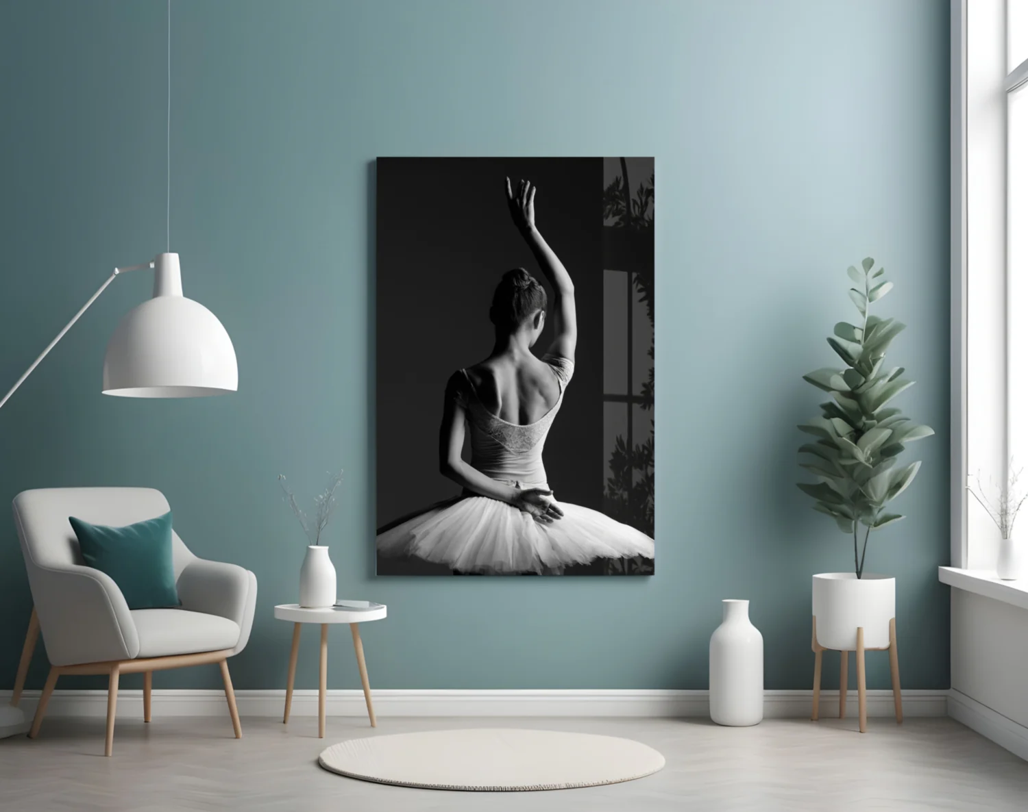 Ballerina Glass Wall Art - Image 4