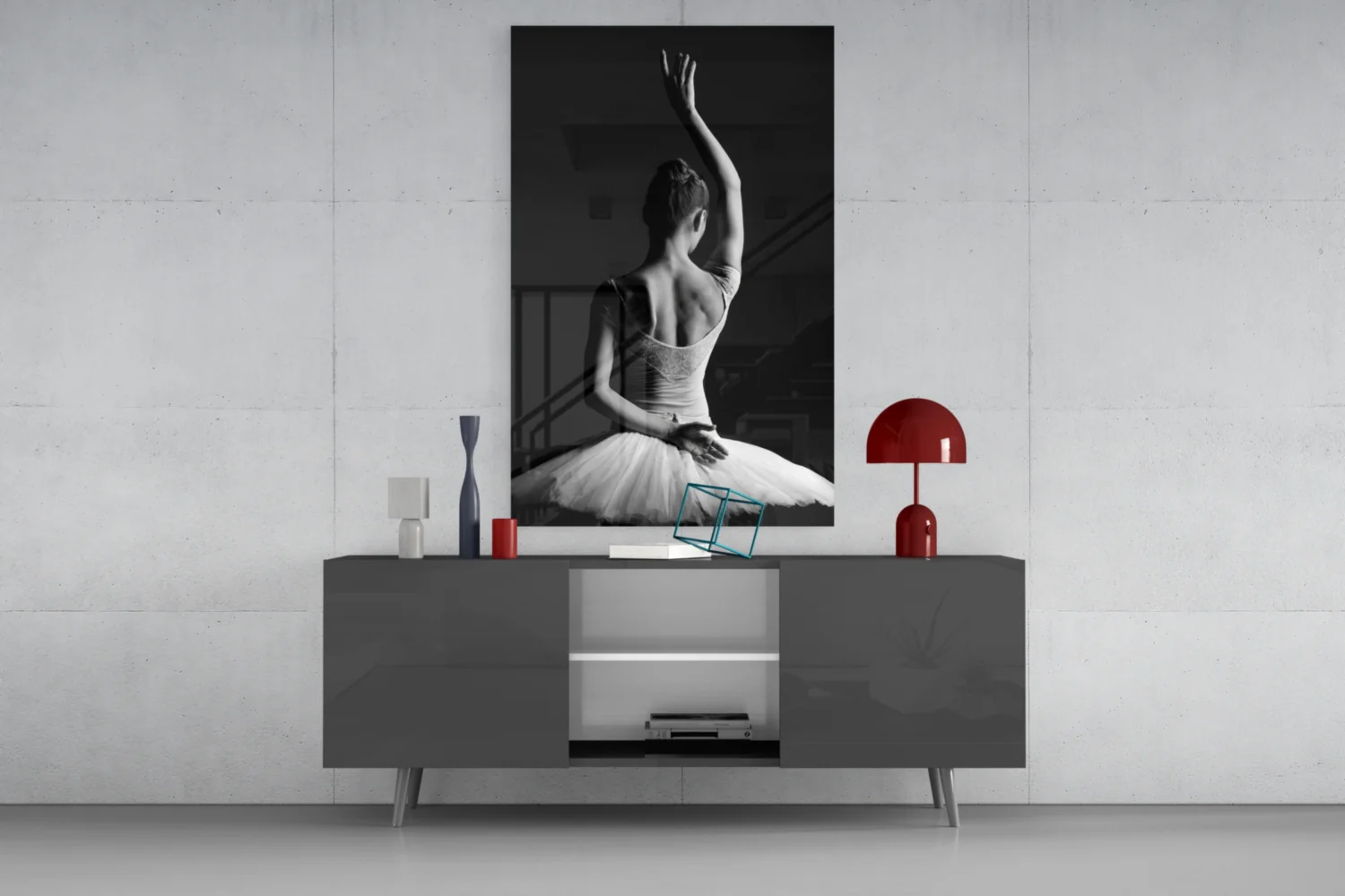 Ballerina Glass Wall Art - Image 8