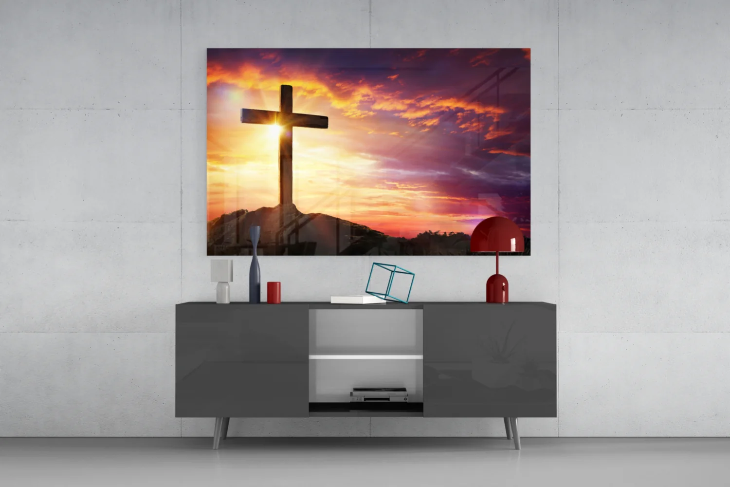 Cross Glass Wall Art - Image 8