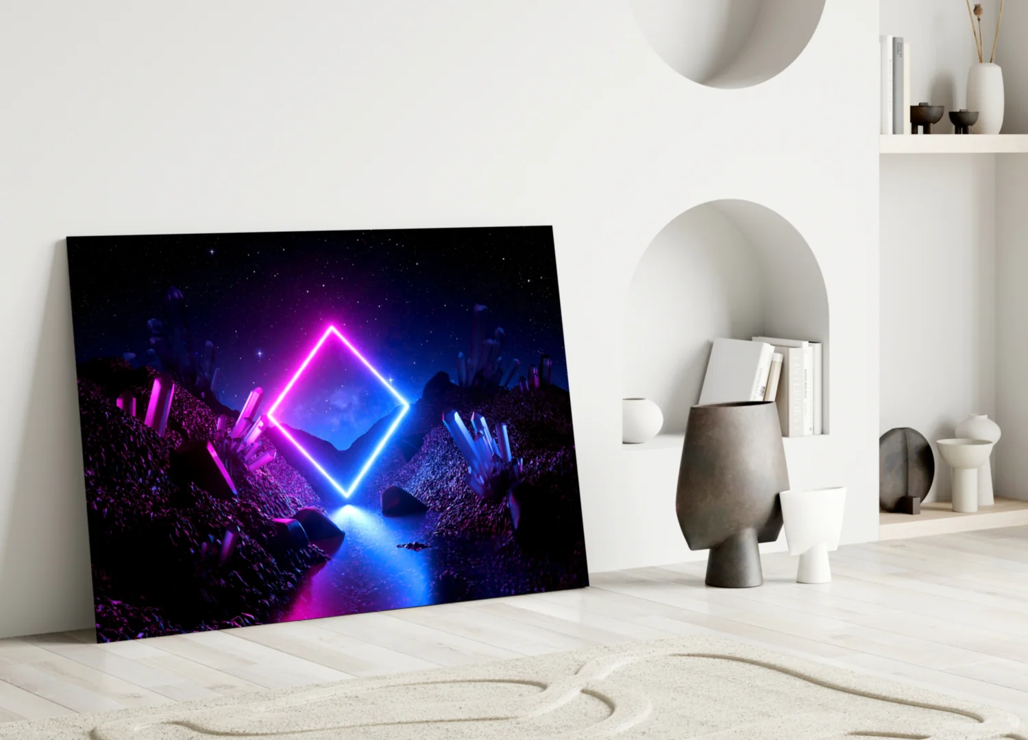 Abstract Art Glass Wall Art - Image 3