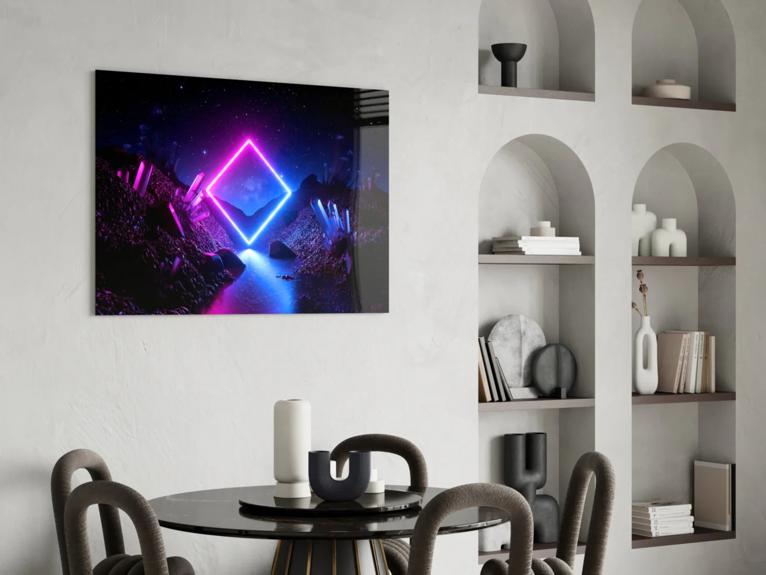 Abstract Art Glass Wall Art - Image 5