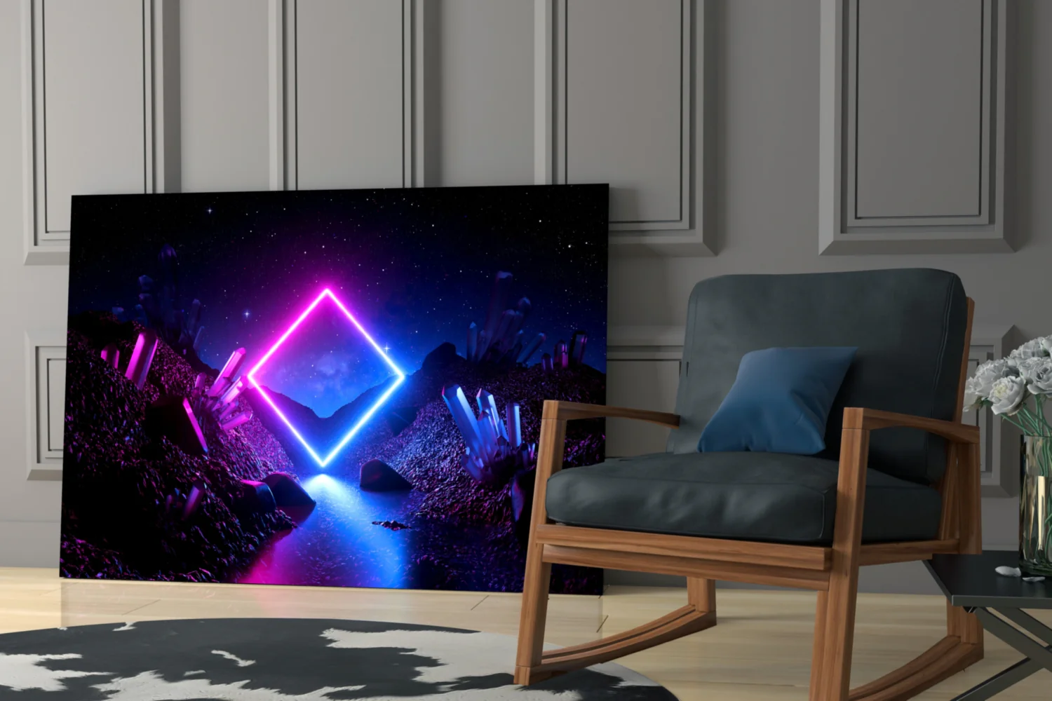 Abstract Art Glass Wall Art - Image 6