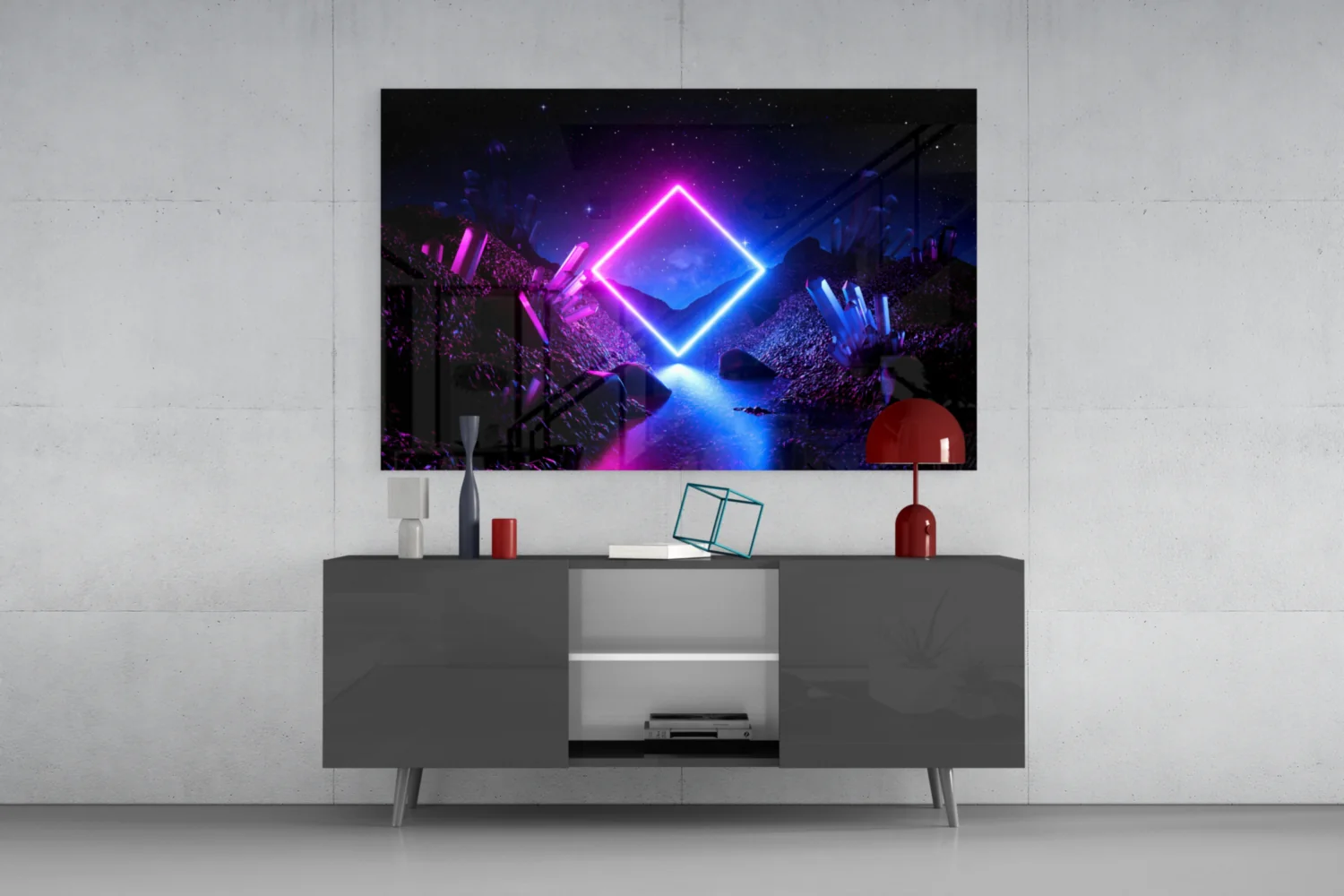 Abstract Art Glass Wall Art - Image 8