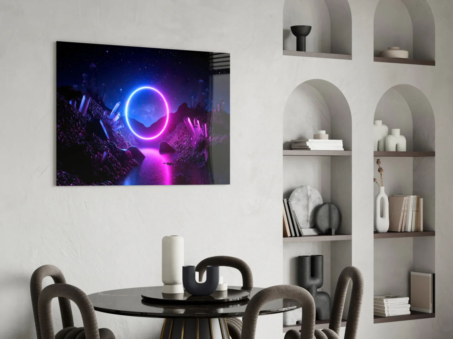 Abstract Art Glass Wall Art - Image 5