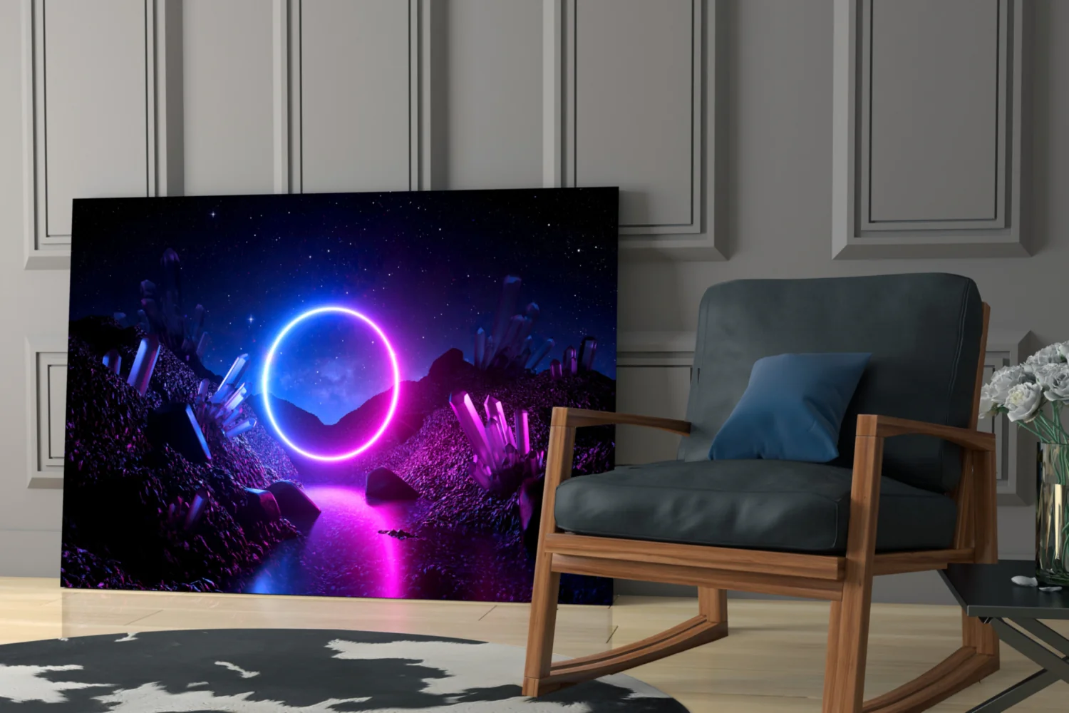 Abstract Art Glass Wall Art - Image 6