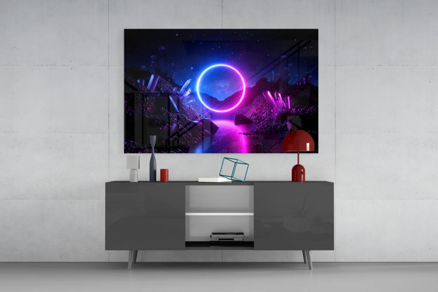 Abstract Art Glass Wall Art - Image 8