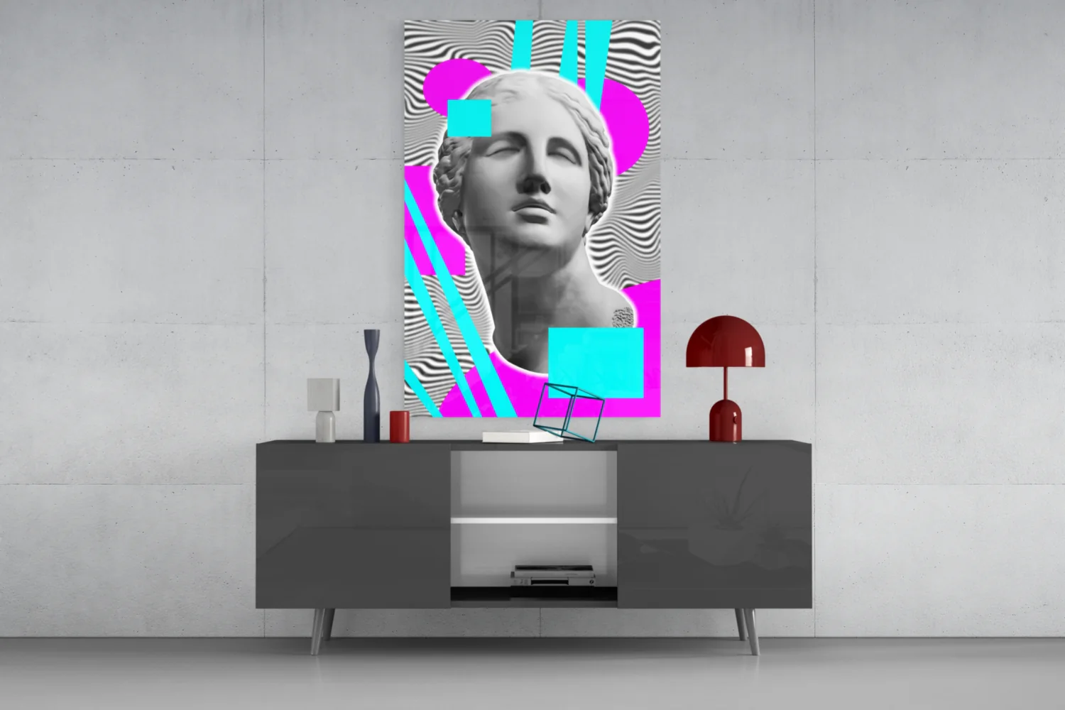 Abstract Art Glass Wall Art - Image 8