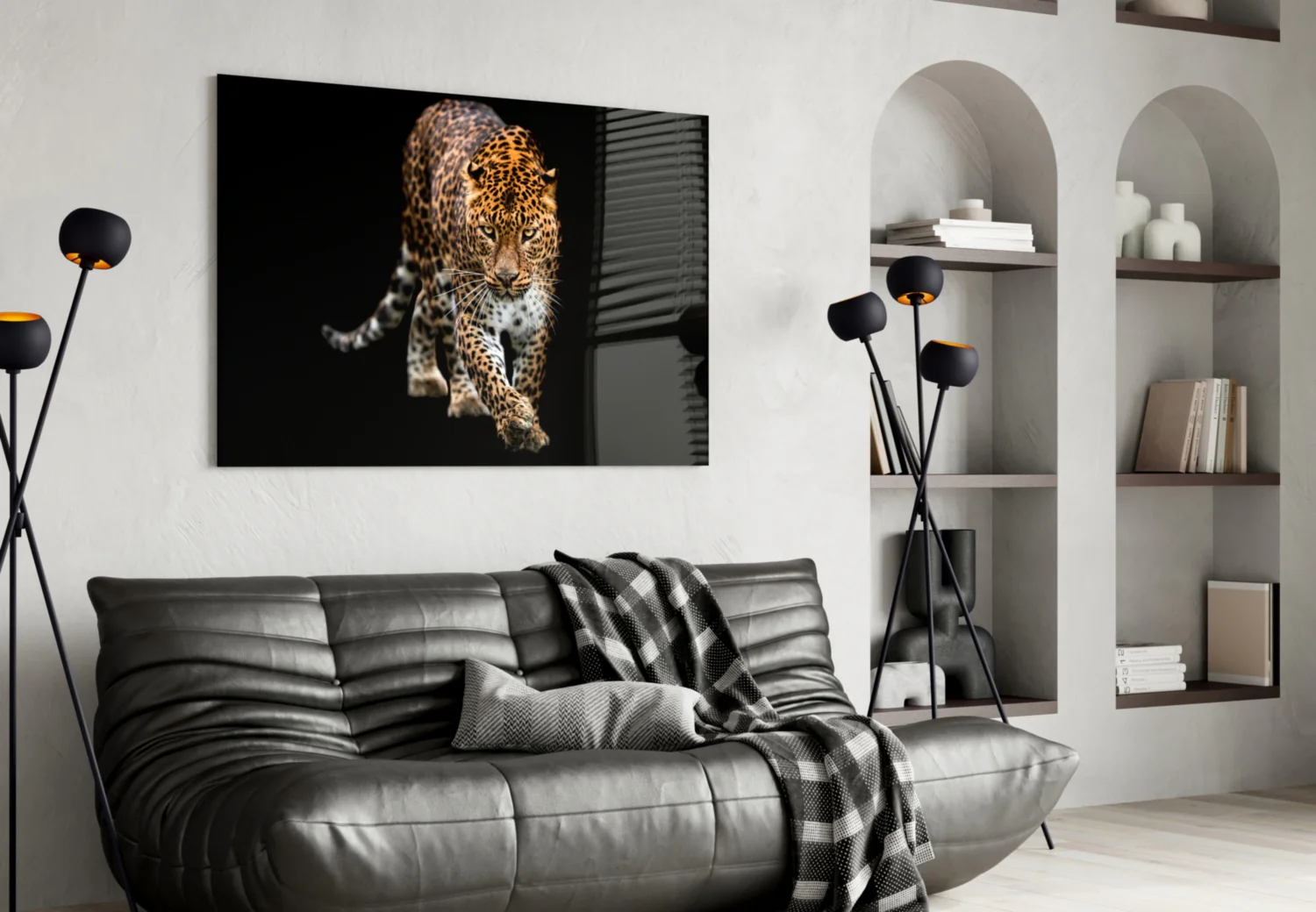 Tiger Glass Wall Art - Image 4