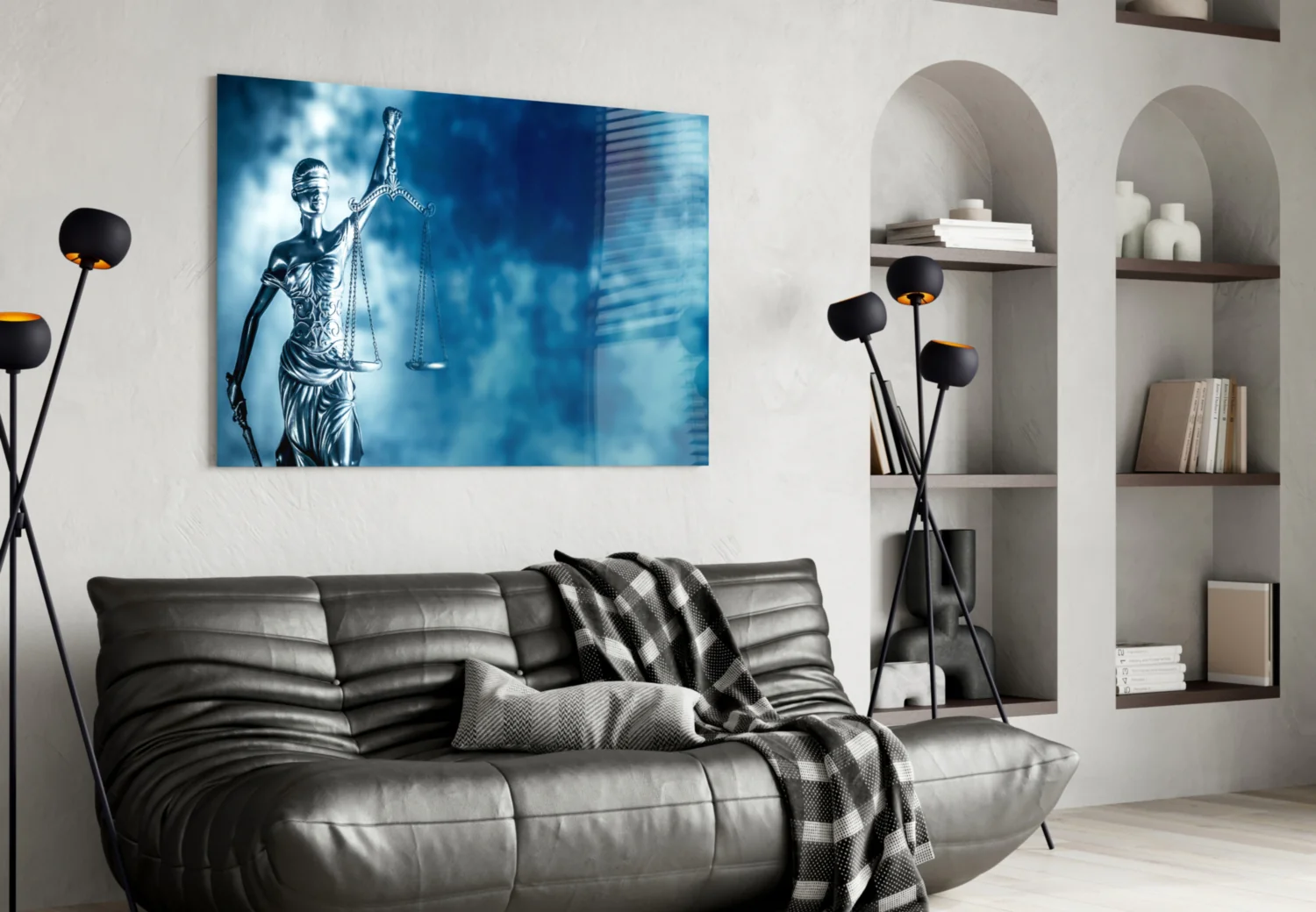 Landscape Of Justice Glass Wall Art - Image 4