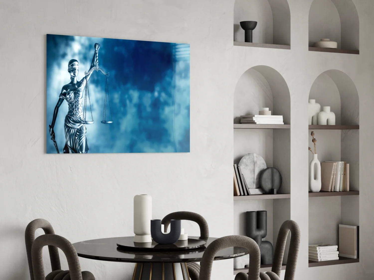 Landscape Of Justice Glass Wall Art - Image 5