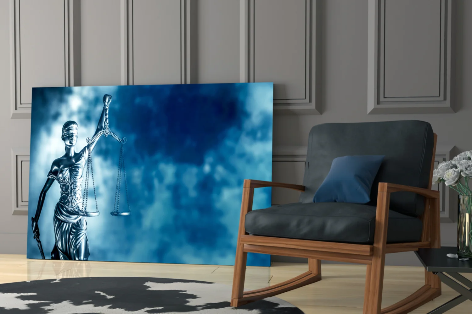 Landscape Of Justice Glass Wall Art - Image 6