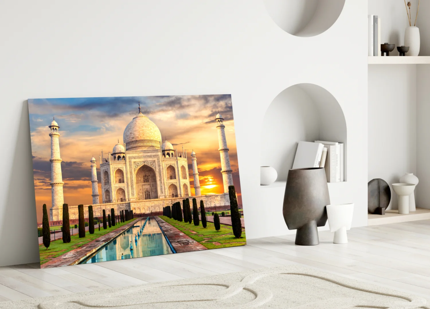 Taj Mahal Glass Wall Art - Image 3