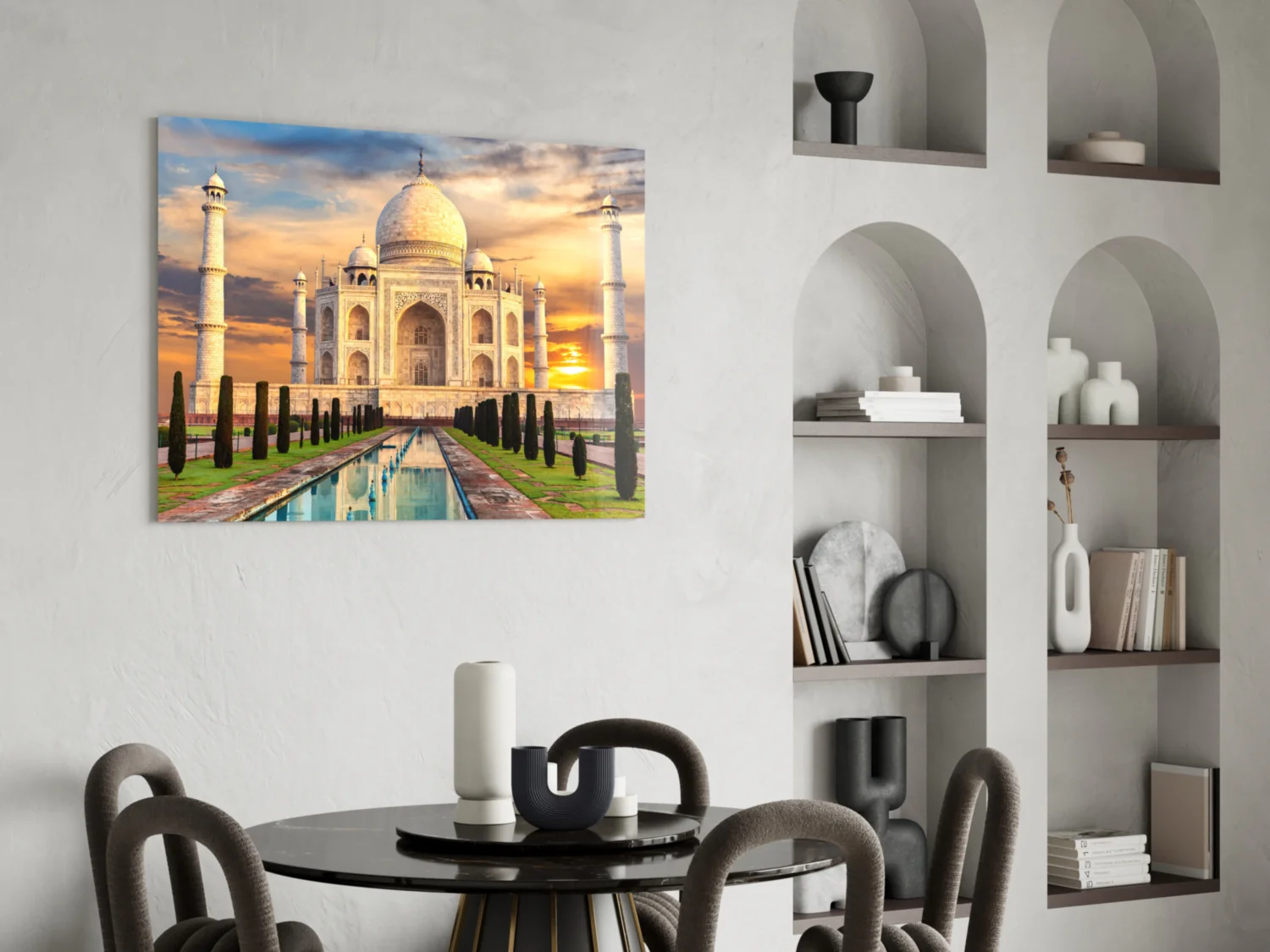 Taj Mahal Glass Wall Art - Image 5