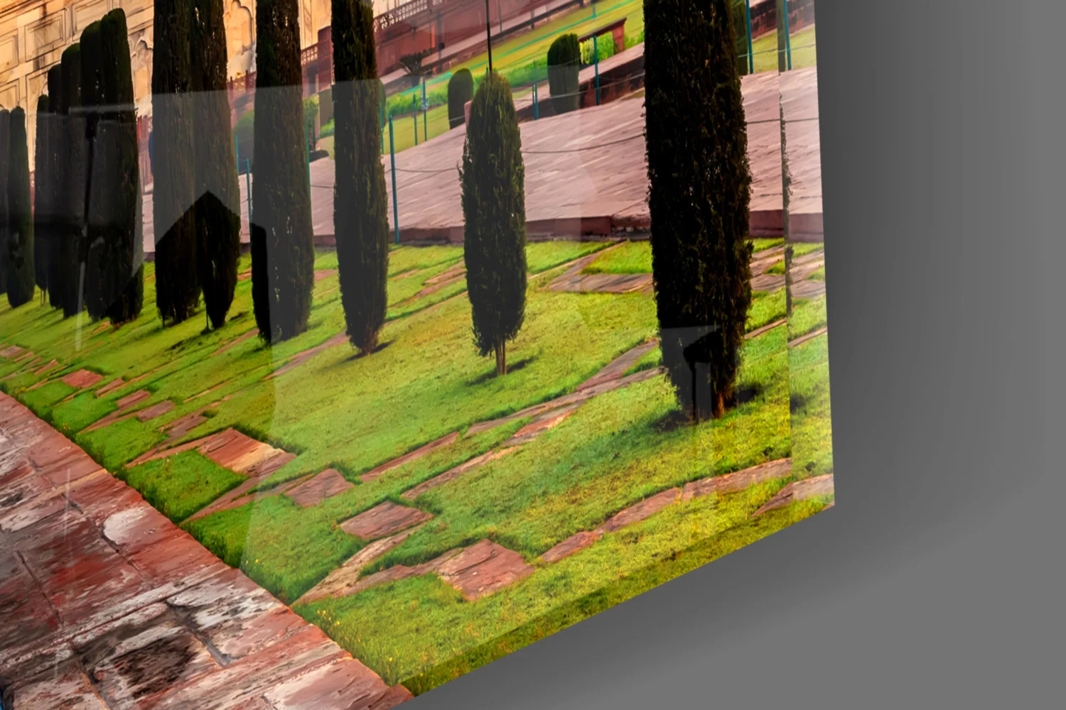 Taj Mahal Glass Wall Art - Image 7