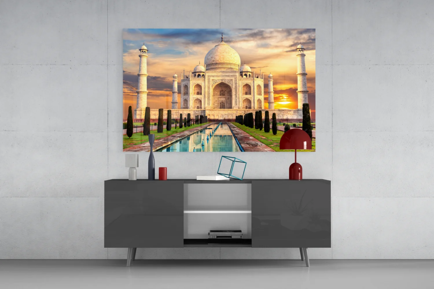 Taj Mahal Glass Wall Art - Image 8