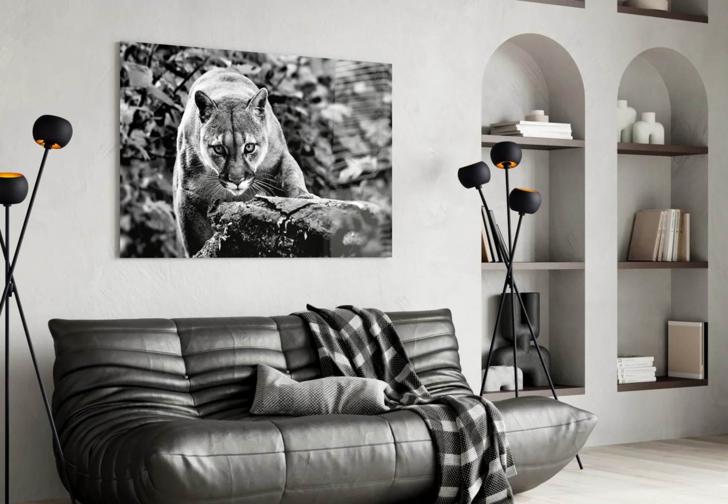 Puma Glass Wall Art - Image 4