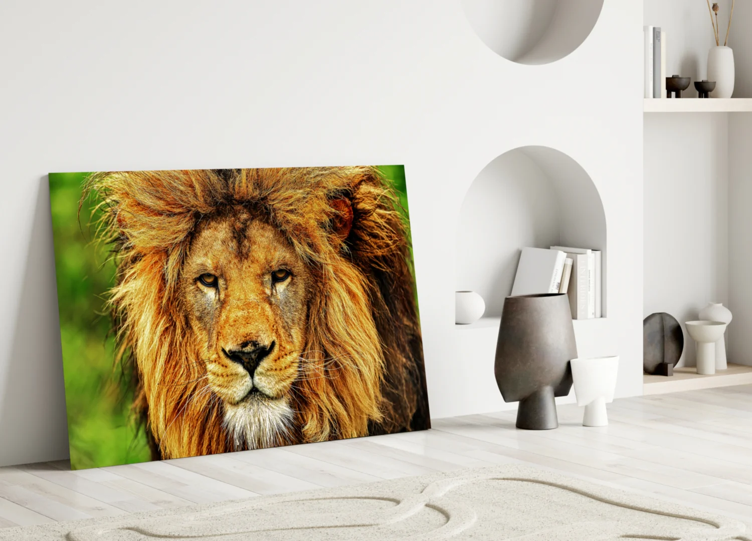 Lion Glass Wall Art - Image 3