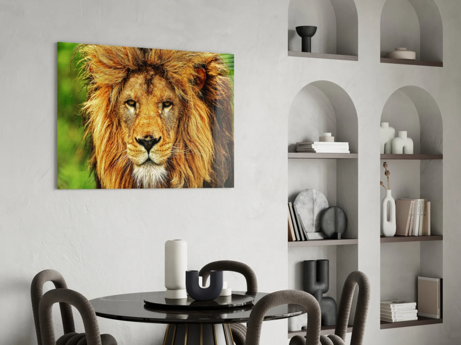Lion Glass Wall Art - Image 5