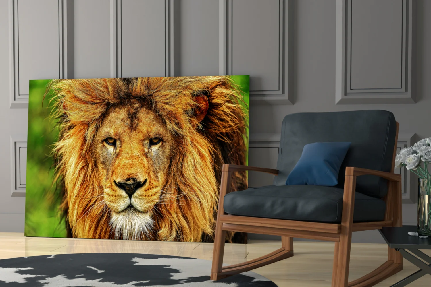 Lion Glass Wall Art - Image 6