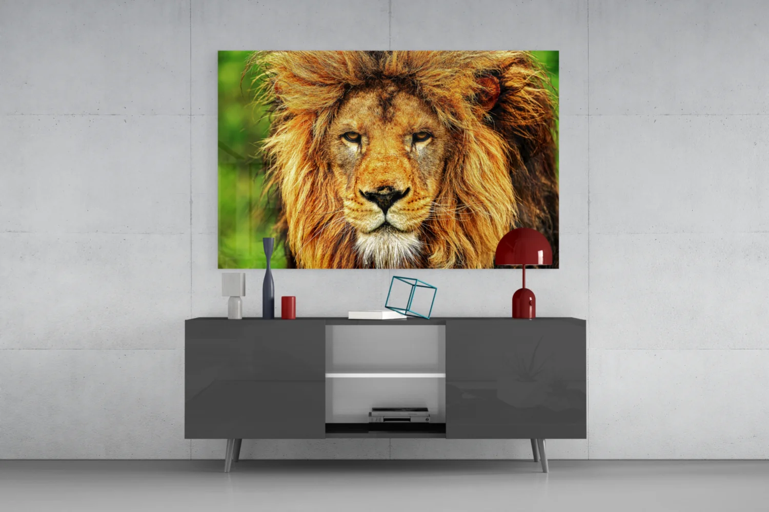 Lion Glass Wall Art - Image 8