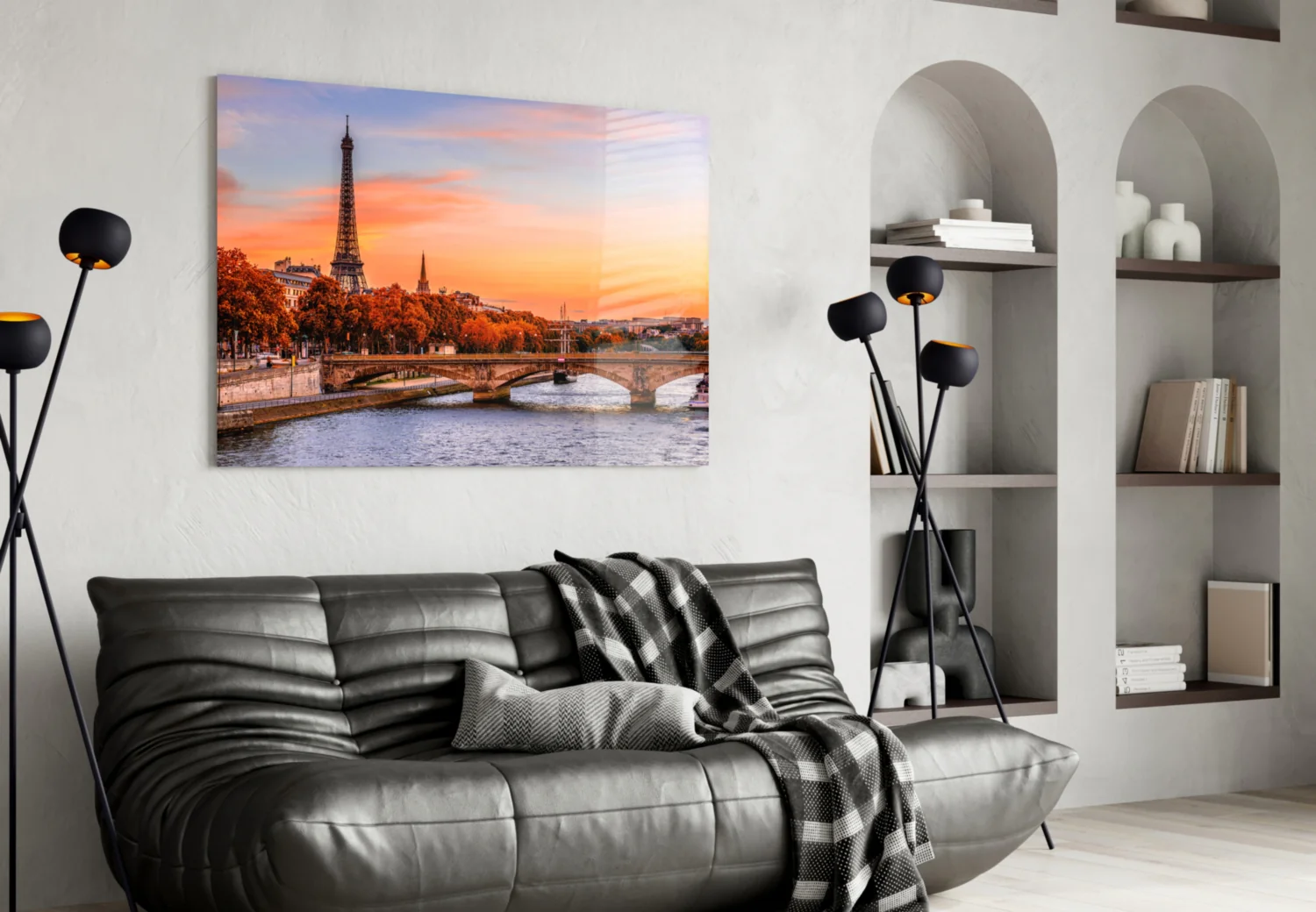 Eiffel Tower Glass Wall Art - Image 4