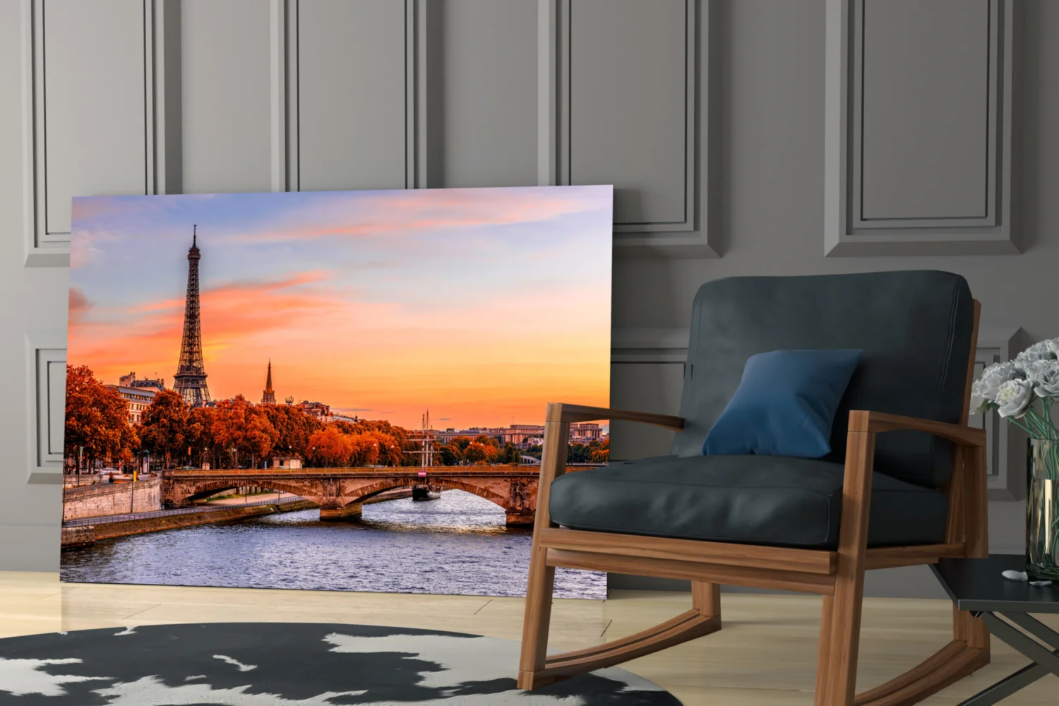 Eiffel Tower Glass Wall Art - Image 6