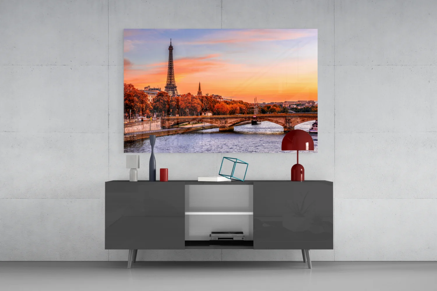 Eiffel Tower Glass Wall Art - Image 8