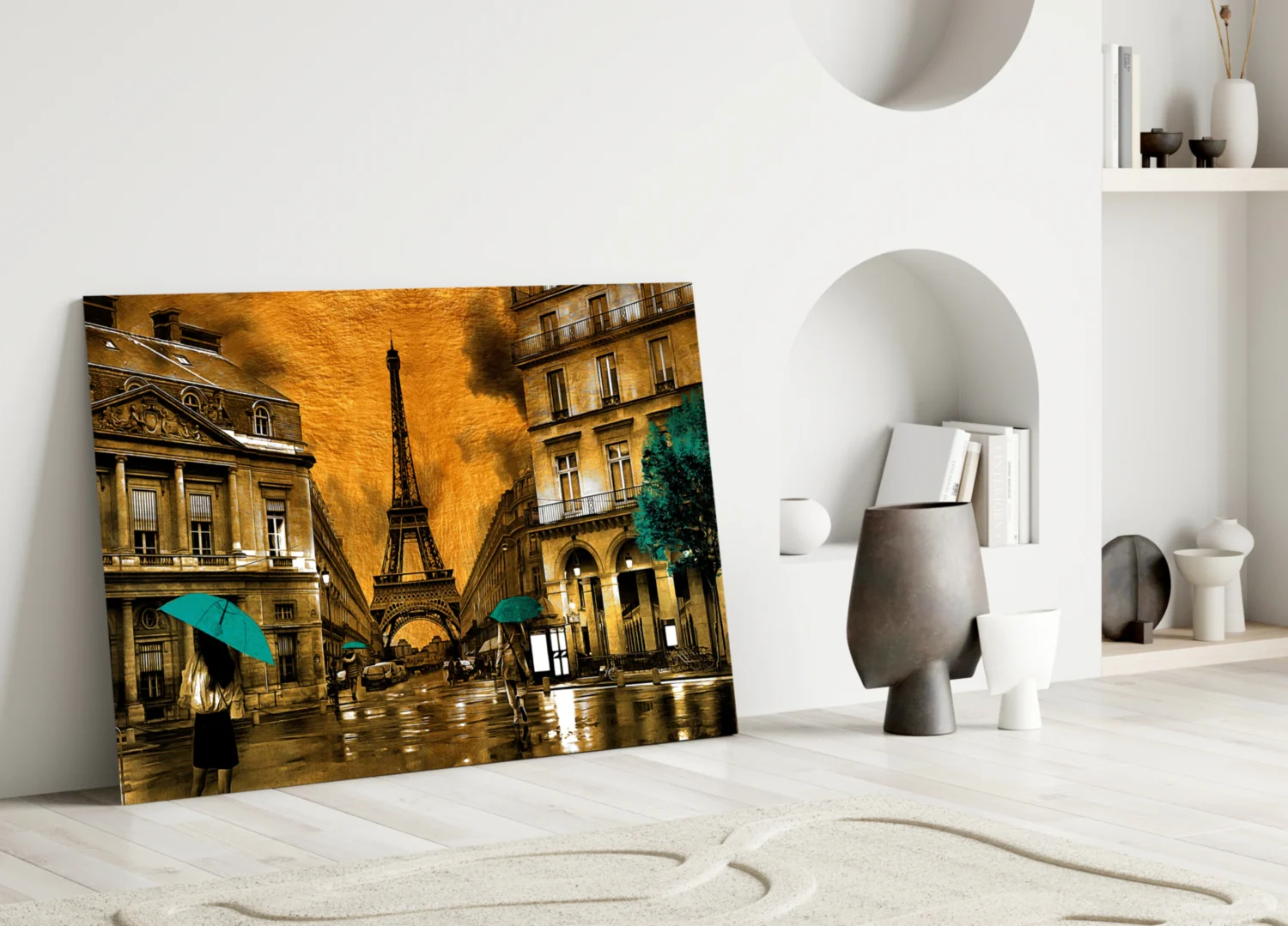 Eiffel Tower Glass Wall Art - Image 3