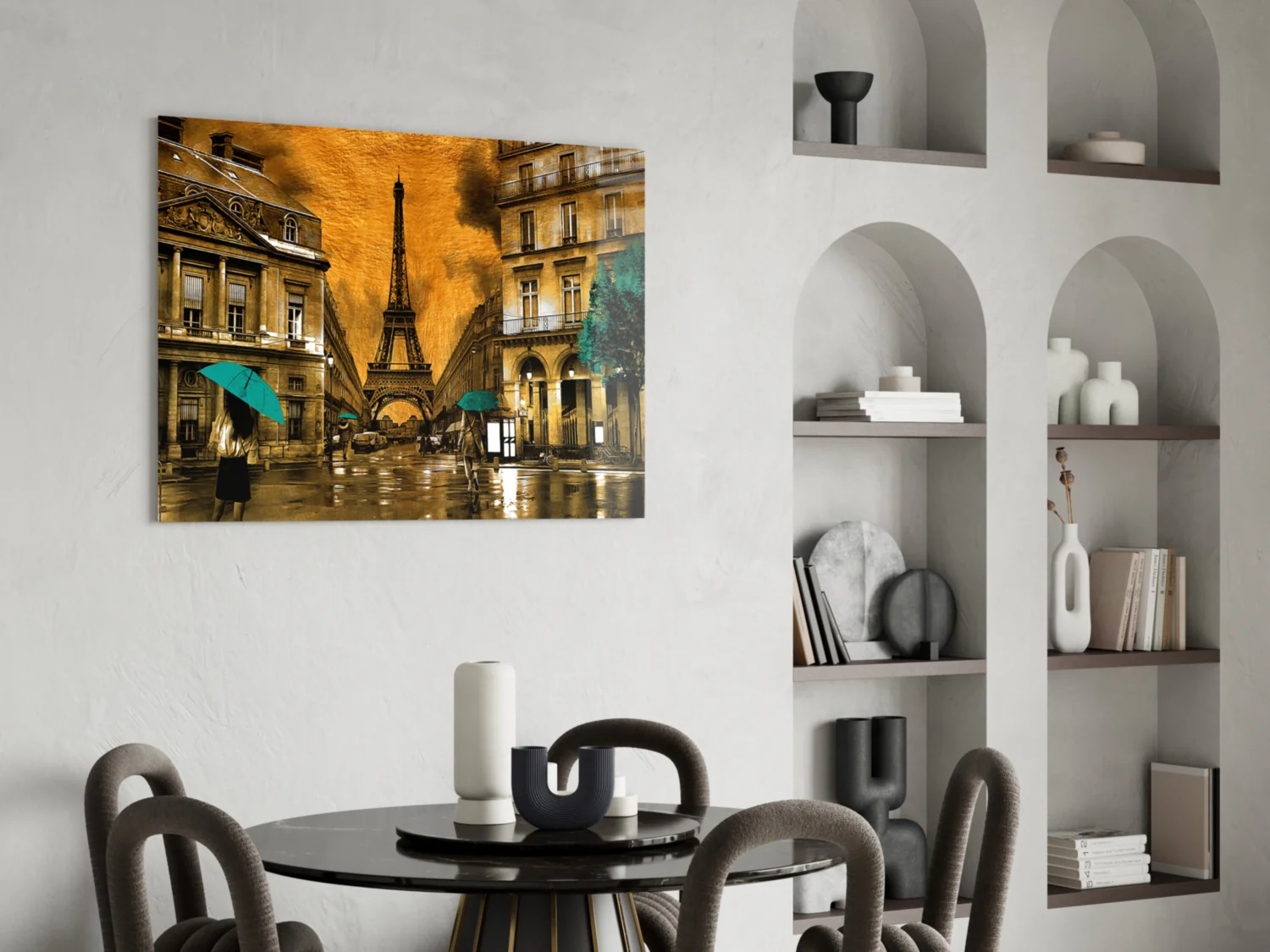 Eiffel Tower Glass Wall Art - Image 5