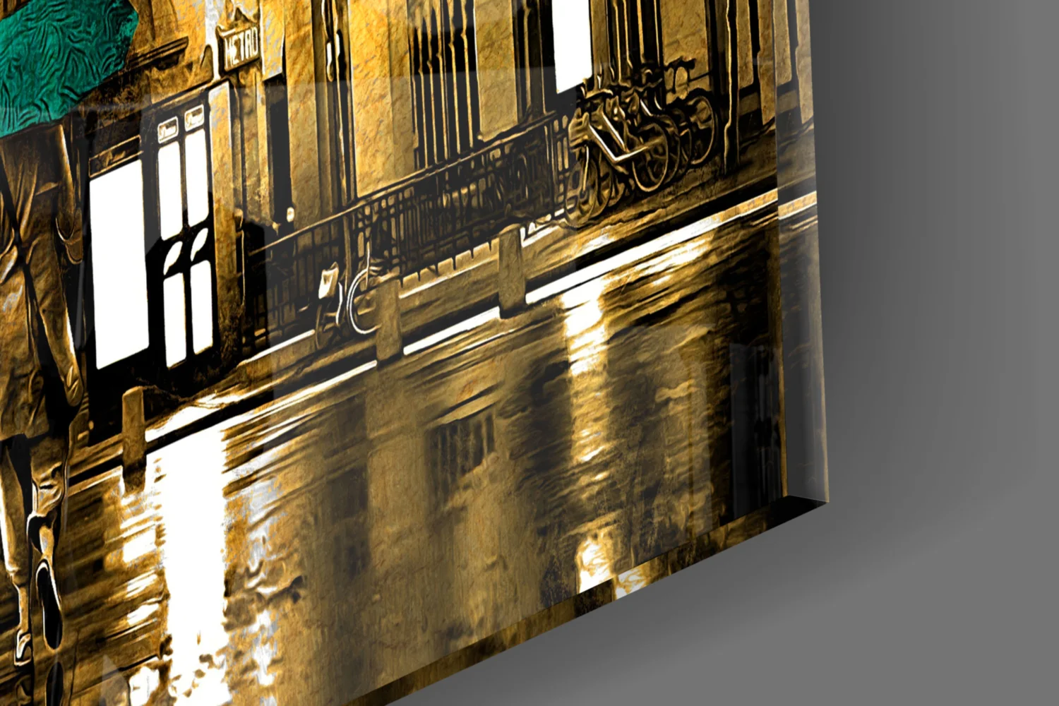 Eiffel Tower Glass Wall Art - Image 7