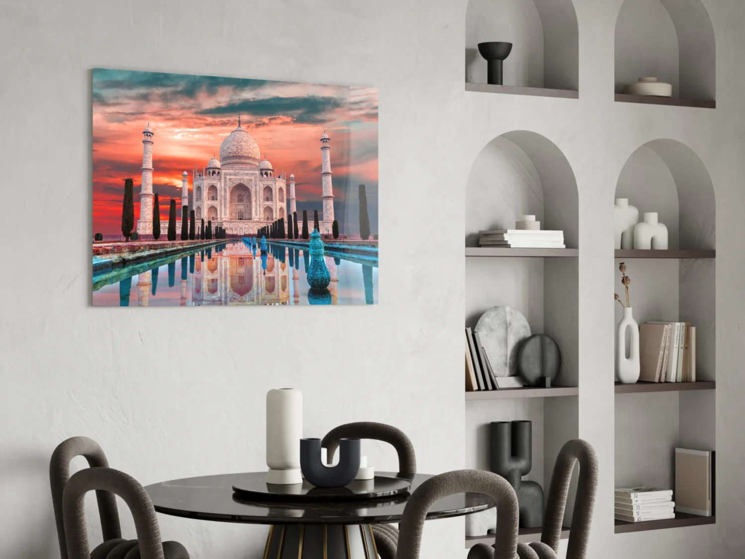Taj Mahal Glass Wall Art - Image 5